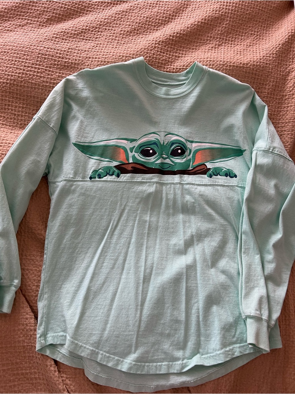 Disney Mint Green Grogu Peeking Spirit Jersey